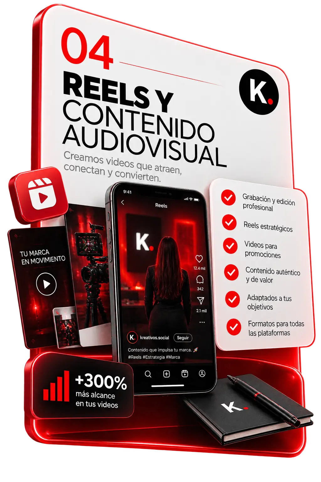 04 — Reels y contenido audiovisual