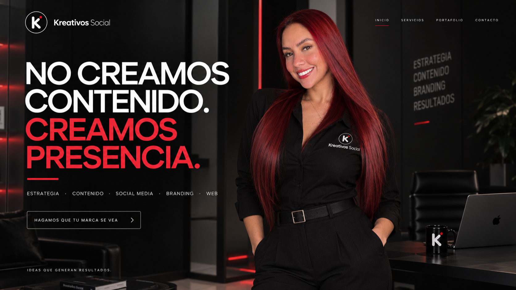 Kreativos Social — No creamos contenido. Creamos presencia.